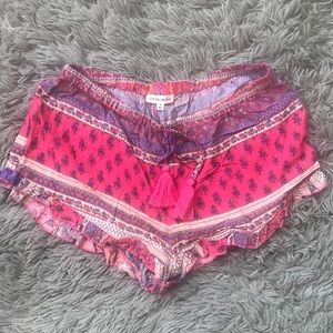 Cotton Candy Shorts - COTTON CANDY LA | Aztec Ruffle Shorts Cotton Candy Shorts - COTTON CANDY LA | Aztec Ruffle Shorts